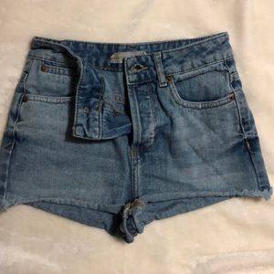 TOPSHOP MOTO Denim Shorts